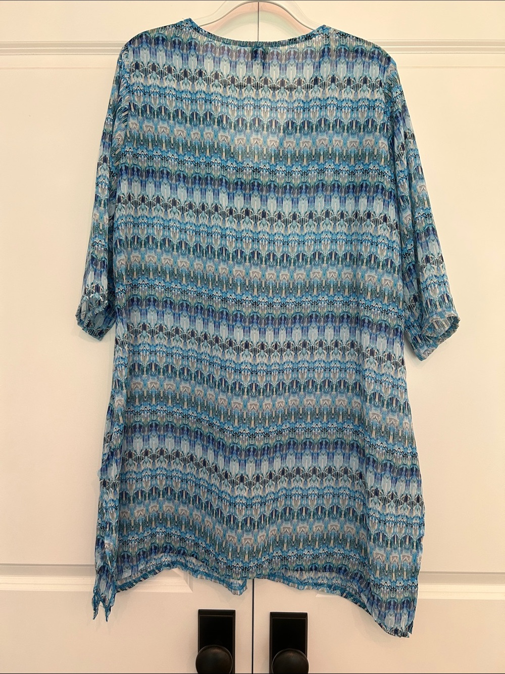 Portocruz Blue Patterned Women’s Swim Coverup - Picture 9 of 9